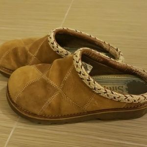 Simple Shoes - Simple patchwork leather slides Simple Shoes - Simple patchwork leather slides